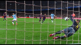 Barcelona vs Manchester City 1-0 18/03/2015 MISSES PENALTY AGUERO