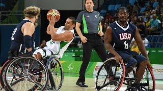 Wheelchair Basketball | Algeria vs USA | Men’s preliminaries | Rio 2016 Paralympic Games screenshot 5