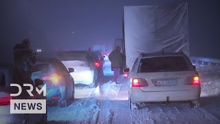 Breaking Heavy Snow In Poland Leaves Drivers Stranded In 20Km Traffic Jams Drm News Ac1F
