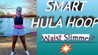 FULL BODY HULA HOOP WORKOUT | SMART WEIGHTED HULA HOOP - Is it Worth It