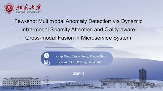 KDD 2026 - Few-shot Multimodal Anomaly Detection via Dynamic Intra-modal Sparsity Attention