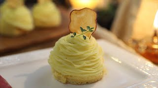 さつまいものモンブランの作り方・レシピ Sweetpotato Mont Blanc Recipe｜Coris cooking