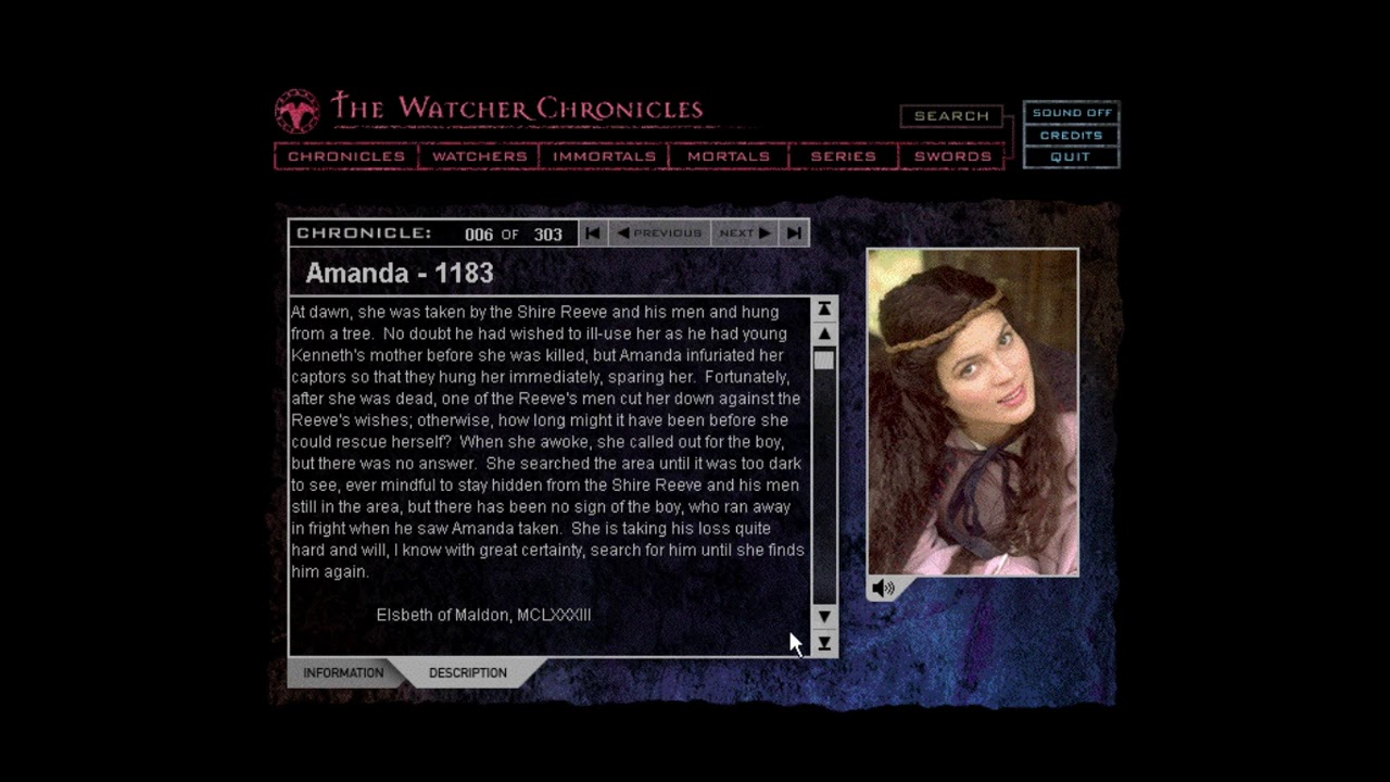 Highlander Lore: The new watcher chronicles part 20