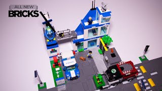 Lego City 60316 Police Station Speed Build with Road Plates