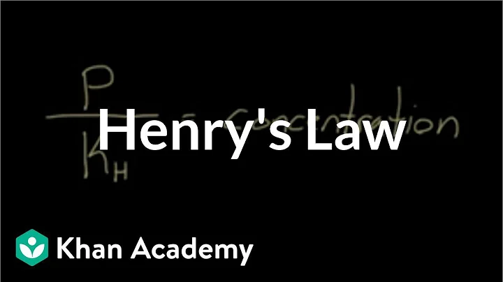 Henry's law | Respiratory system physiology | NCLEX-RN | Khan Academy