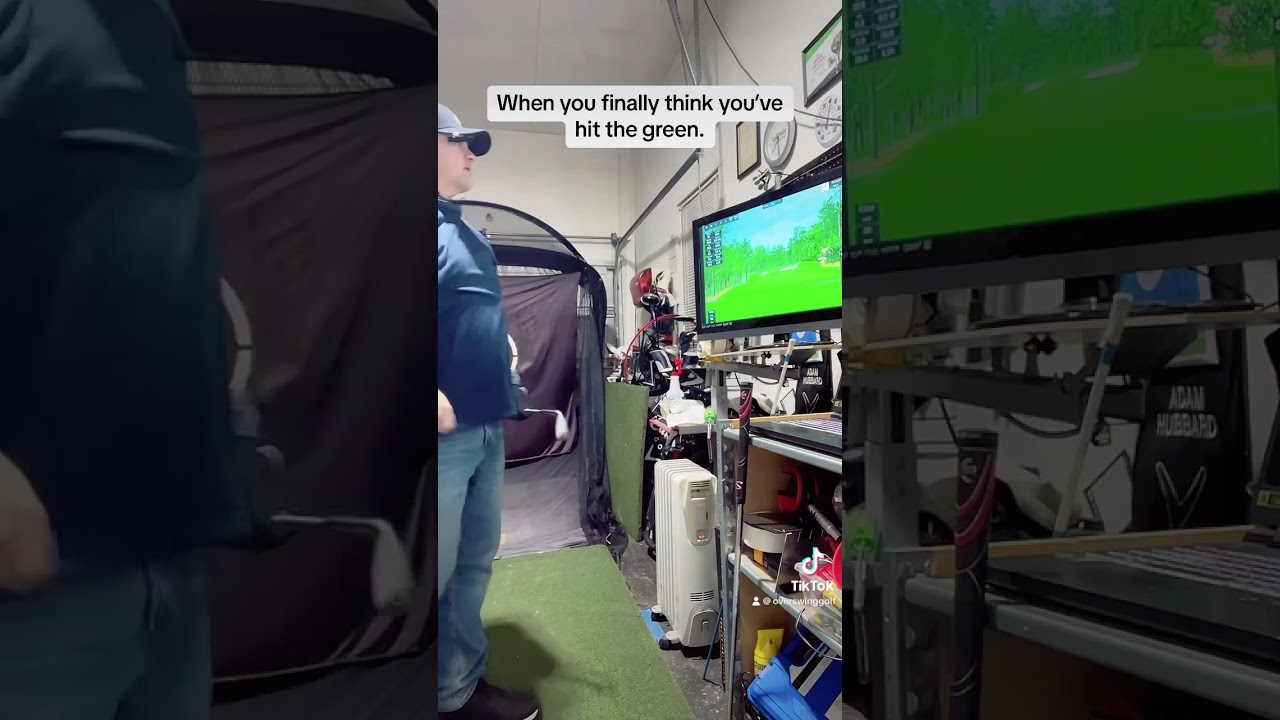 When you think you’ve finally hit the green. 