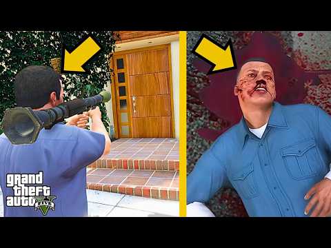What Happens if You Shoot Rockets at Franklin's House After He is Killed in gta 5