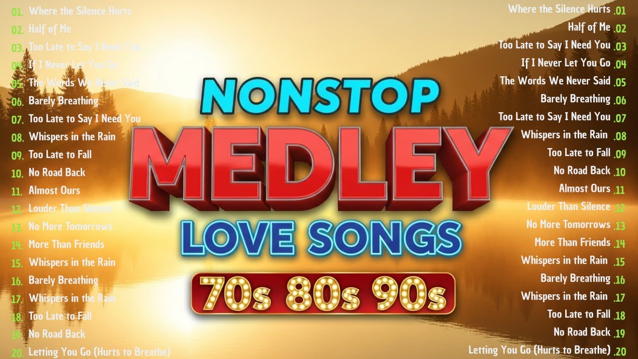 NONSTOP SLOW ROCK MEDLEY 💔 Best Love Songs 70s 80s 90s | Romantic Rock ...