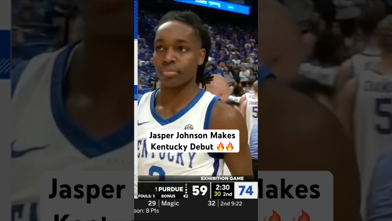 Jasper Johnson looked impressive against No. 1 Purdue 🔥 