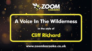 Cliff Richard - A Voice In The Wilderness - Karaoke Version from Zoom Karaoke