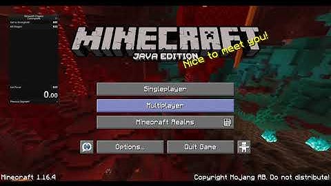 Minecraft Speedrun WR with commands