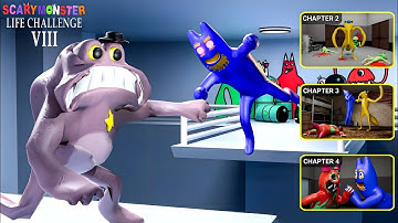 Blue Monster Life Challenge 8 - Gameplay Walkthrough Part 33 - Chapters,2,3,4 (Android, ios)