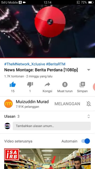 News Montage : 1080p Berita Tengah Hari and Berita Perdana