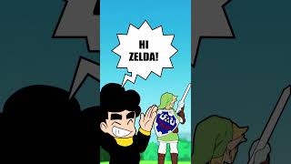 Link gets mad everytime someone calls him Zelda #shorts