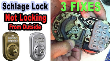 Schlage Lock Not Locking From Outside: How To Fix IT?