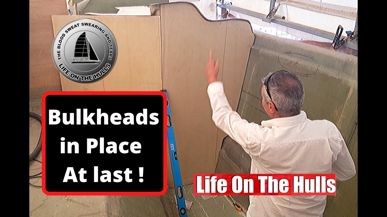 Ep112 Cabin Floor Tabbing and Head Mods – Life On The Hulls – Building a 40ft Catamaran