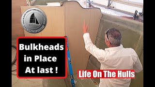Ep112 Cabin Floor Tabbing and Head Mods - Life On The Hulls - Building a 40ft Catamaran