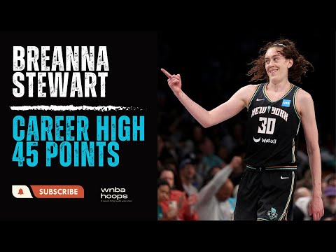 Breanna Stewart 45 Points in Home Game Debut with the New York Liberty | WNBA Hoops