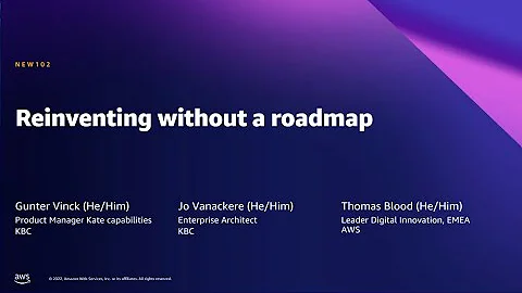 AWS Summit Brussels 2022 - Reinventing without a roadmap | AWS Events
