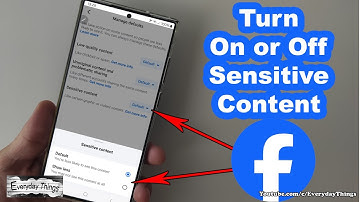 How to Turn On or Off Sensitive Content on Facebook