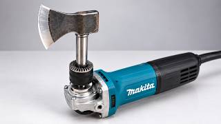 Attach an axe to an angle grinder and be amazed! 99% of welders don’t know this