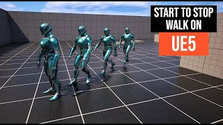 Start To Walk And Stop With Root Motion On Ue5 - Tutorial