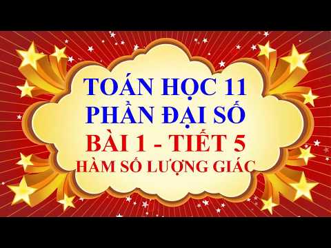 Video Toán học lớp 11 - Đại số - Bài 1 - Hàm số lượng giác -... - youtube