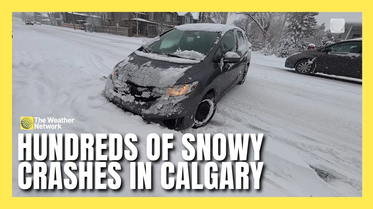 Almost 200 Crashes in Calgary From First Significant Snowstorm
