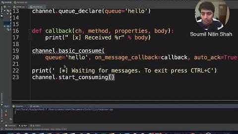Implementing your Server and client in rabbitmq Pika Python | Part 3