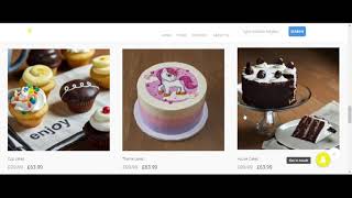 Bakery Demo web design