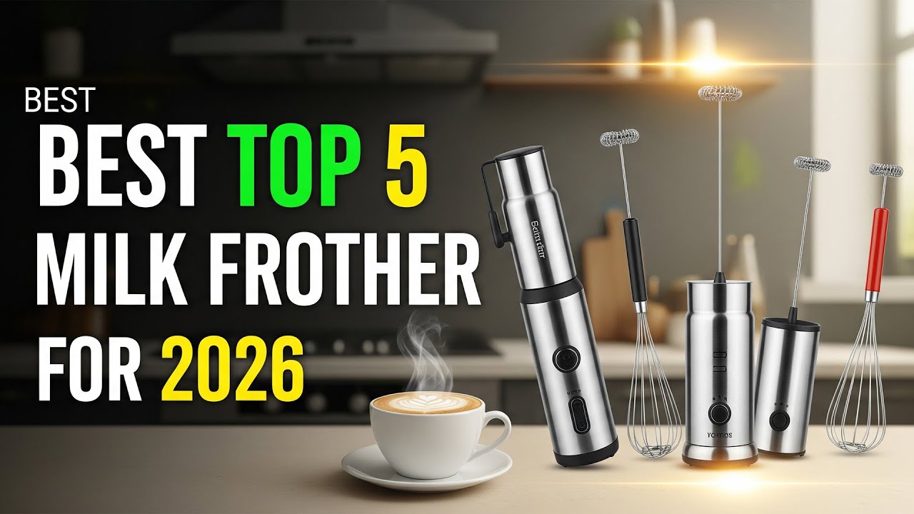 Best Top 5 Milk Frother For 2026 | Café-Style Foam at Home
