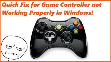 Quick Fix for Game Controller not Working Properly in Windows!