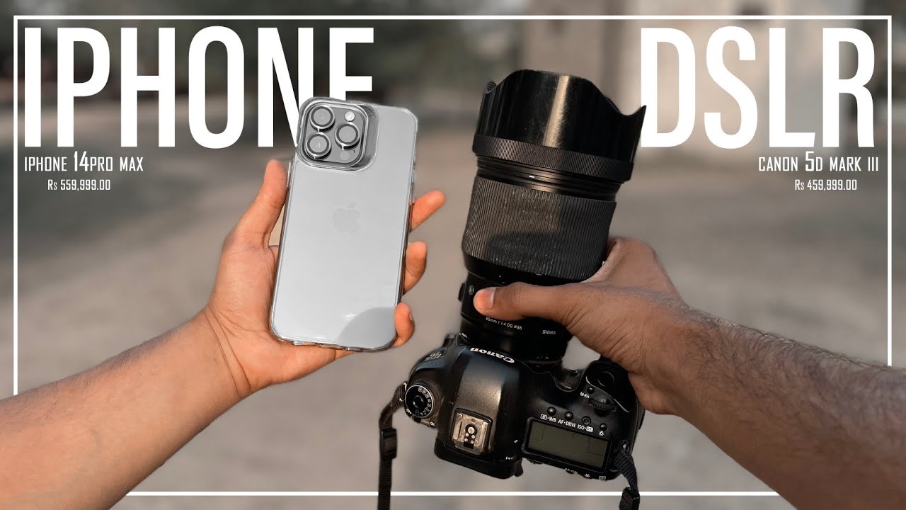 iPhone 14 Pro Max Vs Dslr | 4 Lakh Ka Camera | Vlog - YouTube