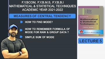 #5 FY BCOM, BMS, BBI |Measure of Central Tendency  with Tricks | MUMBAI UNIVERSITY | SIRAJ SHAIKH