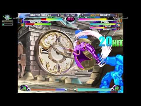 MvC2: Romneto - Storm Modified AD to NJ Infinite to LS Framekill Tempest 90% Combo .:11.4.24:.
