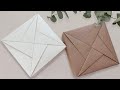Gift Wrapping | 方形禮物盒包裝教學 - 禮物包裝紙折法（幾何型）