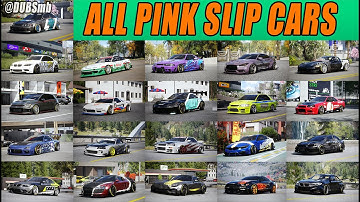 ALL PINK SLIP CARS IN CARX STREET AND HOW TO GET THEM