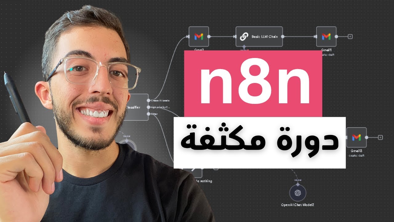تعلم n8n في 61 دقيقة: دليل المبتدئين الكامل