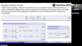 Modeling and Simulation of NMR-Based Pore SizeDistribution in Porous Media