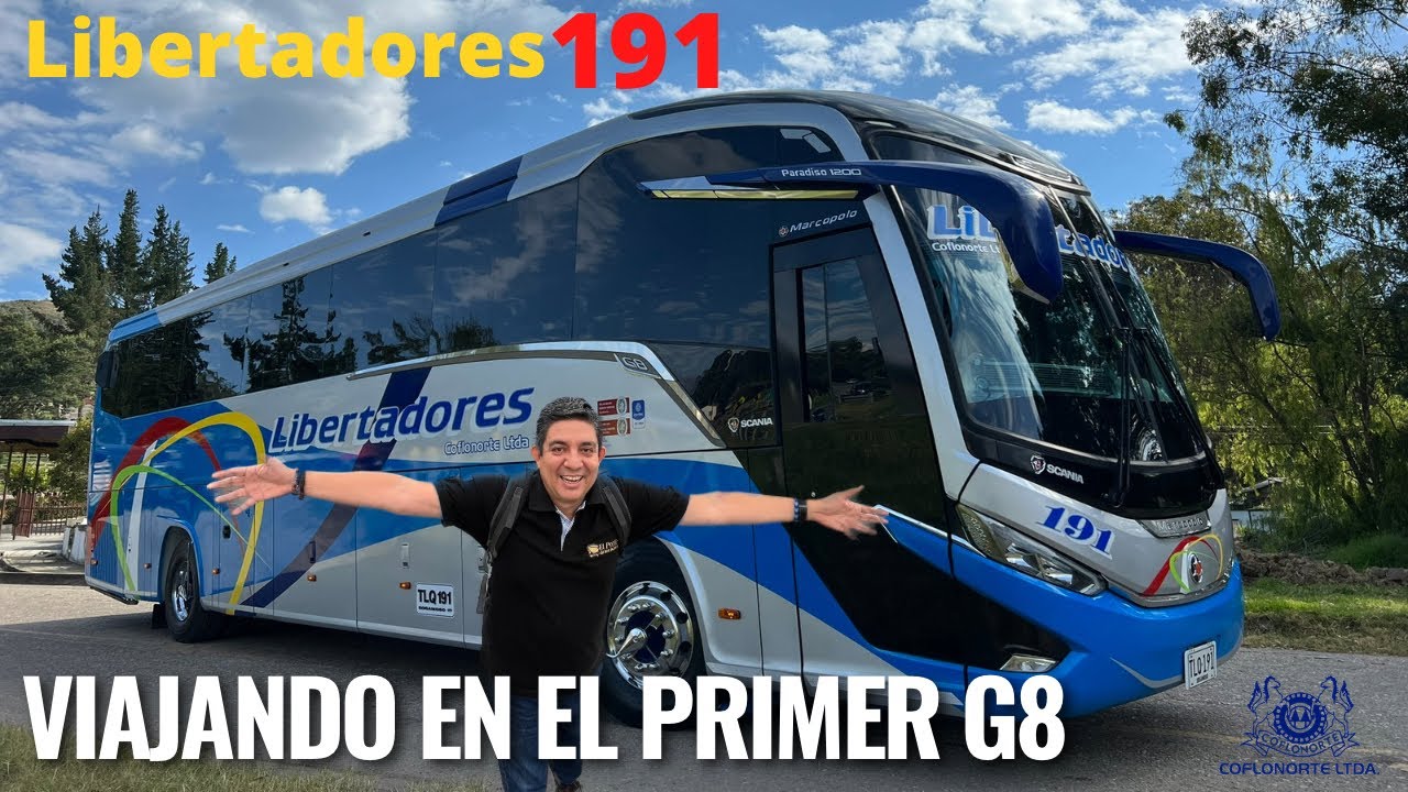 Viajando en el primer Marcopolo G8 de Libertadores #scania #marcopolo #libertadores