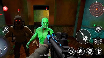 Scary Zombie FPS Shooting _ House mode _ Android GamePlay