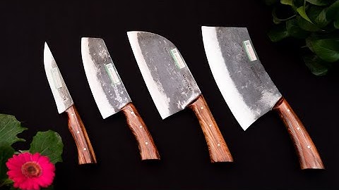 DAO PHÚC SEN, BỘ DAO  BẾP KIỂU DÁNG MỚI ĐẦY ĐỦ CHỨC NĂNG _HÀNG CHUẨN CỦA HTX DAO PHÚC SEN