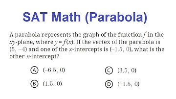 SAT Math (Parabola)