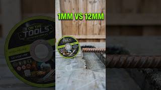 1mm Cutting Disc Vs 12mm Rebar Steel