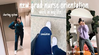 NEW GRAD NURSE ORIENTATION WEEK | week in the life