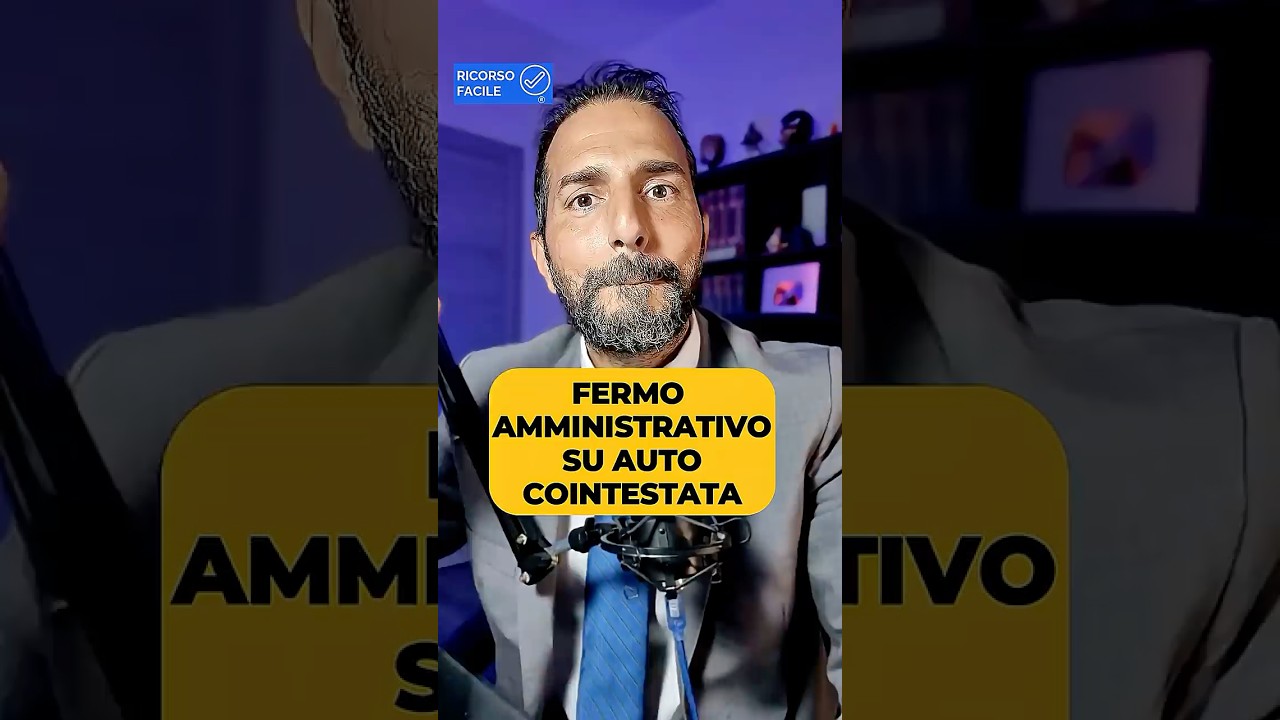 Fermo amministrativo veicolo cointestato.