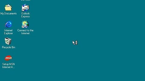 Windows 98 Startup and Shutdown with screen