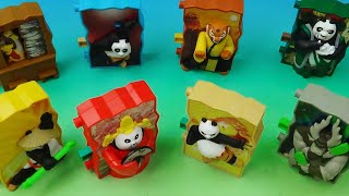 REVISIT - 2016 KUNG FU PANDA 3 set of 8 McDONALD&#39;S HAPPY MEAL MOVIE COLLECTIBLES VIDEO REVIEW