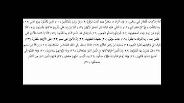 سورة المطففين - الشيخ / عبدالمجيد السريحى