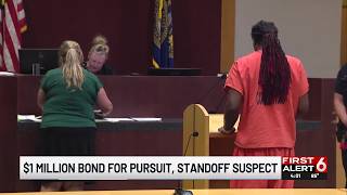 1 million bond for pursuit standoff suspect